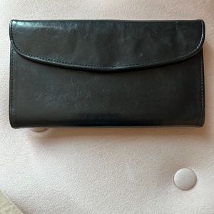 Black Leather Coach Wallet - Still in good use condition